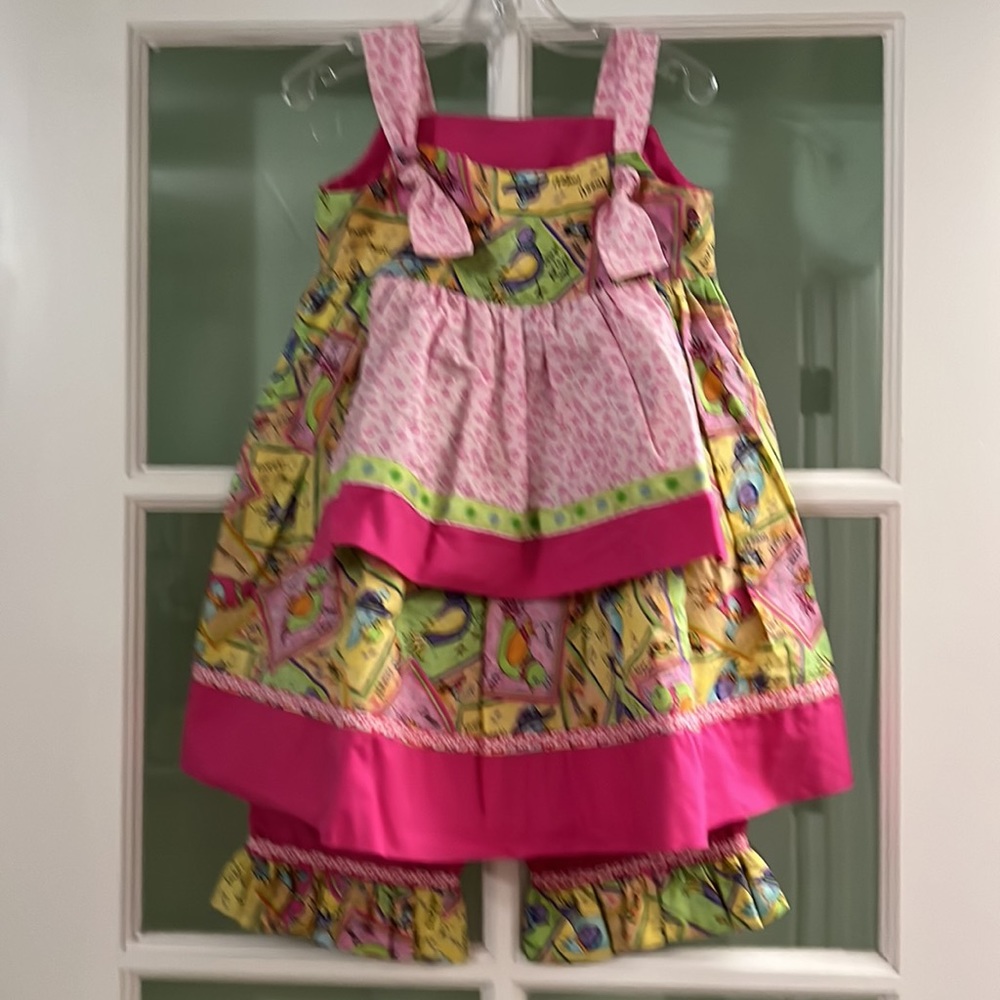 New Handmade Kids Size 3 Knot Dress and Pants